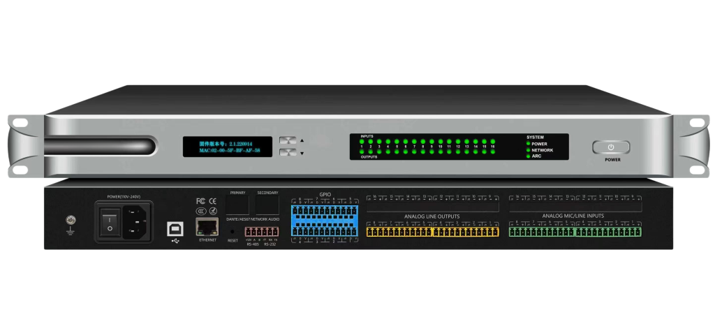 GoFutura digital sound processor front panel