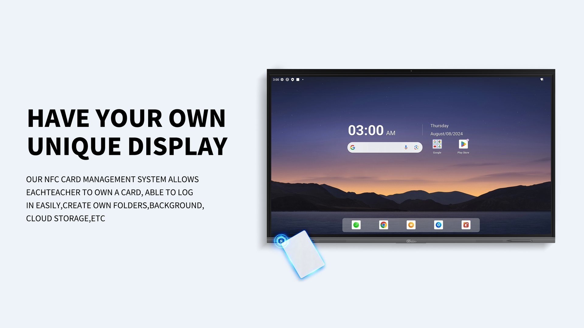 Have your own unique display