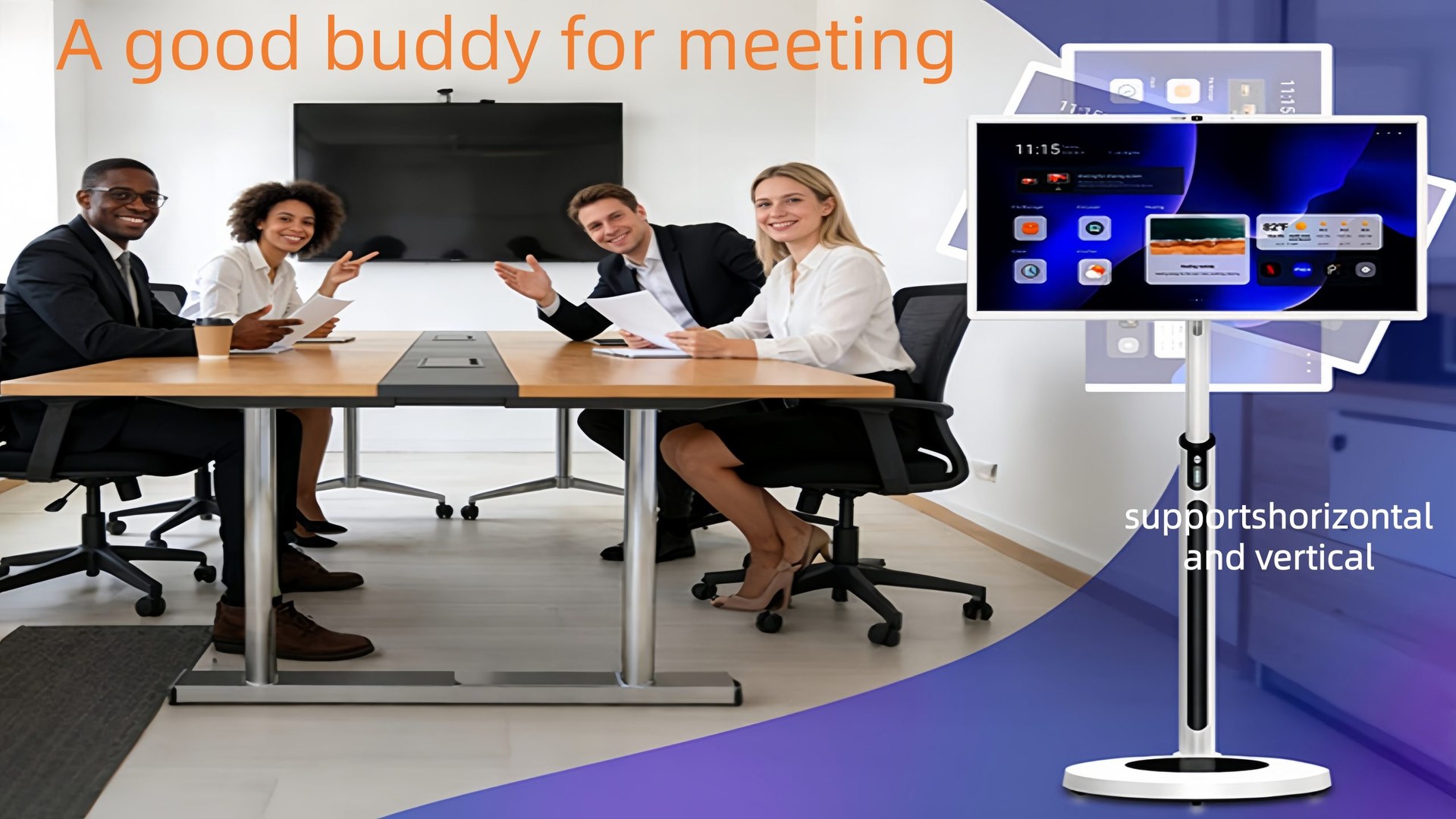 Buddy display for meeting room