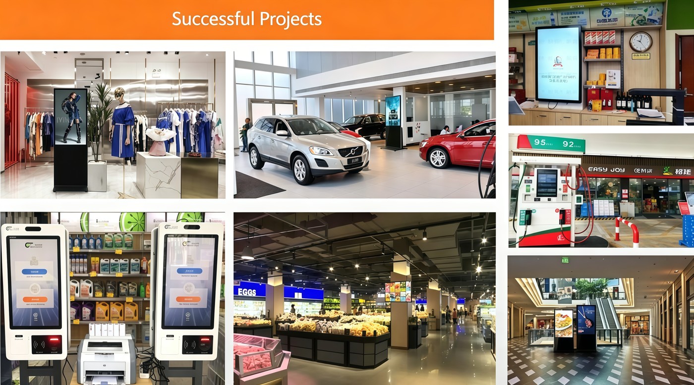 EASYJOY CEMSR EGS digital totem and kiosk project