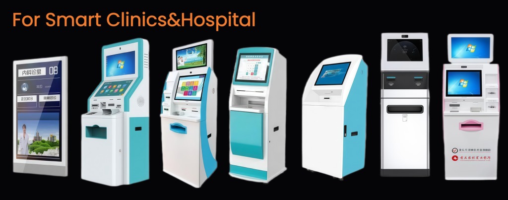 Digital kiosk and totem for smart clinics and hospitals